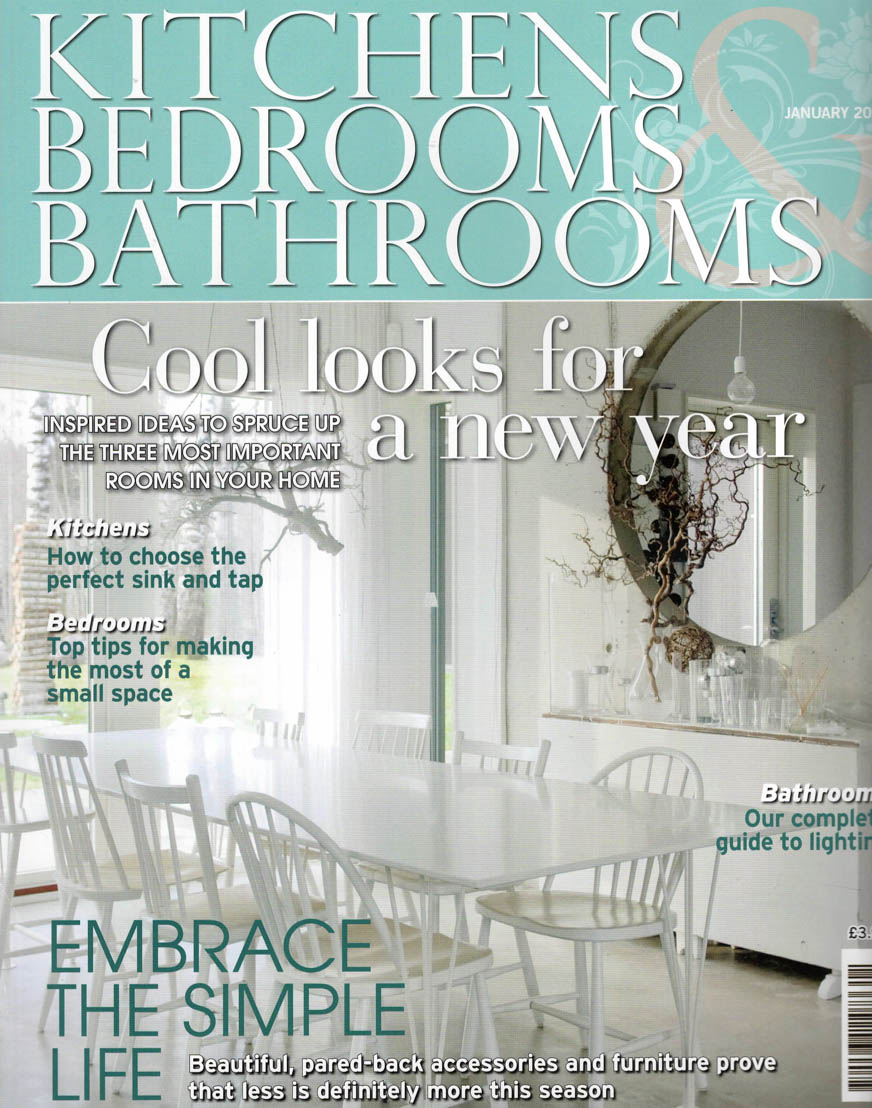 Kitchen Bedroom Bathroom Magazine Cover Jan 2014 KitMiles